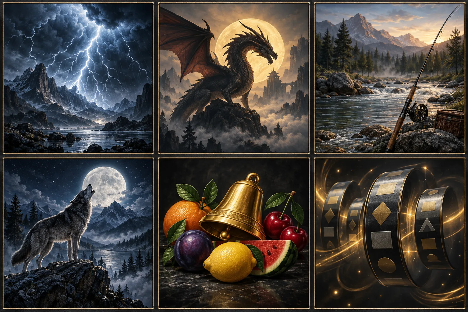 Pokie game symbols